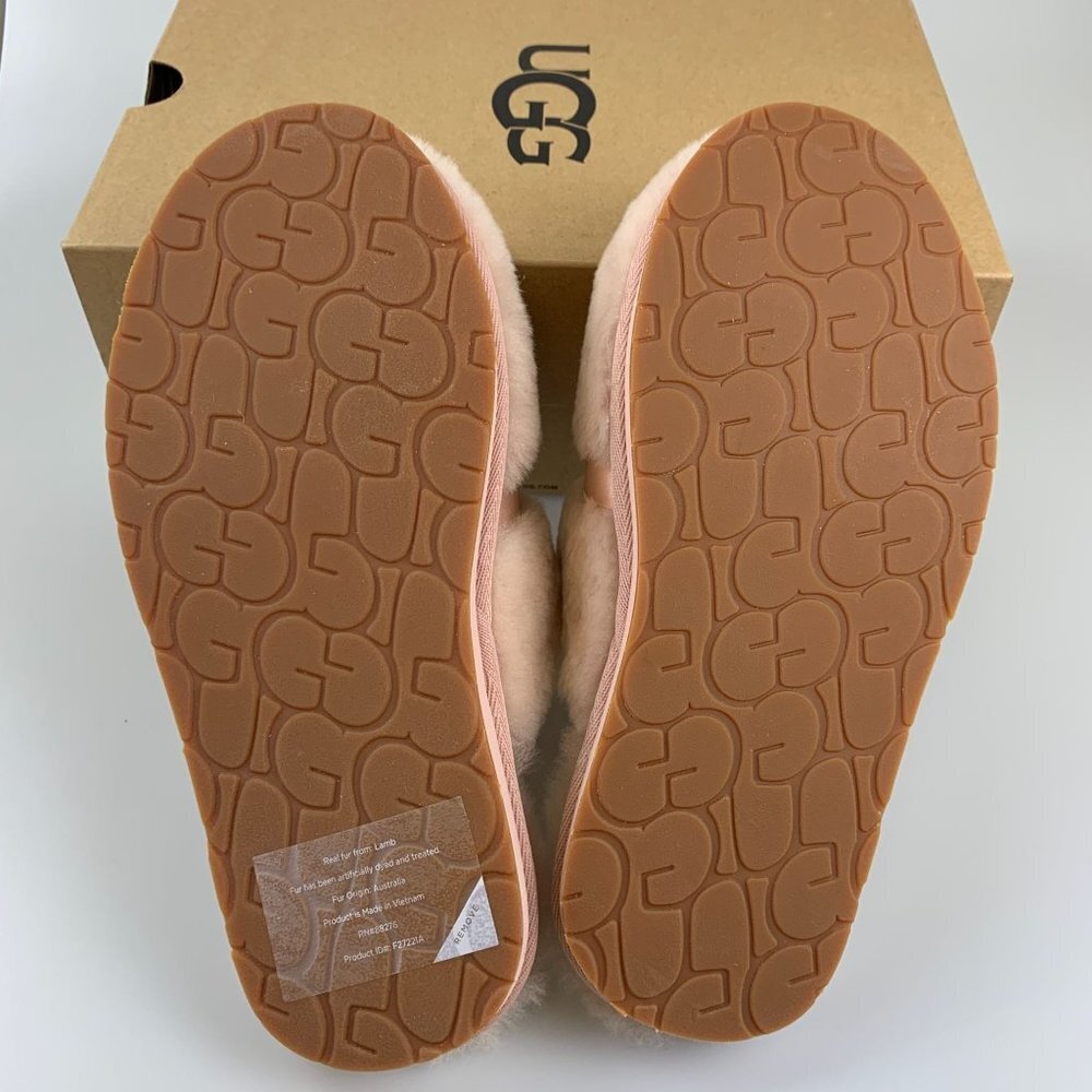 NIB UGG Woman Dalla UGG Metal Graphic Slippers Size US5 - Picture 7 of 11
